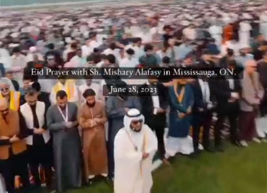 Eid-ul-Adha Prayer With Shiekh Mishary Alafasy in Toronto, Canada