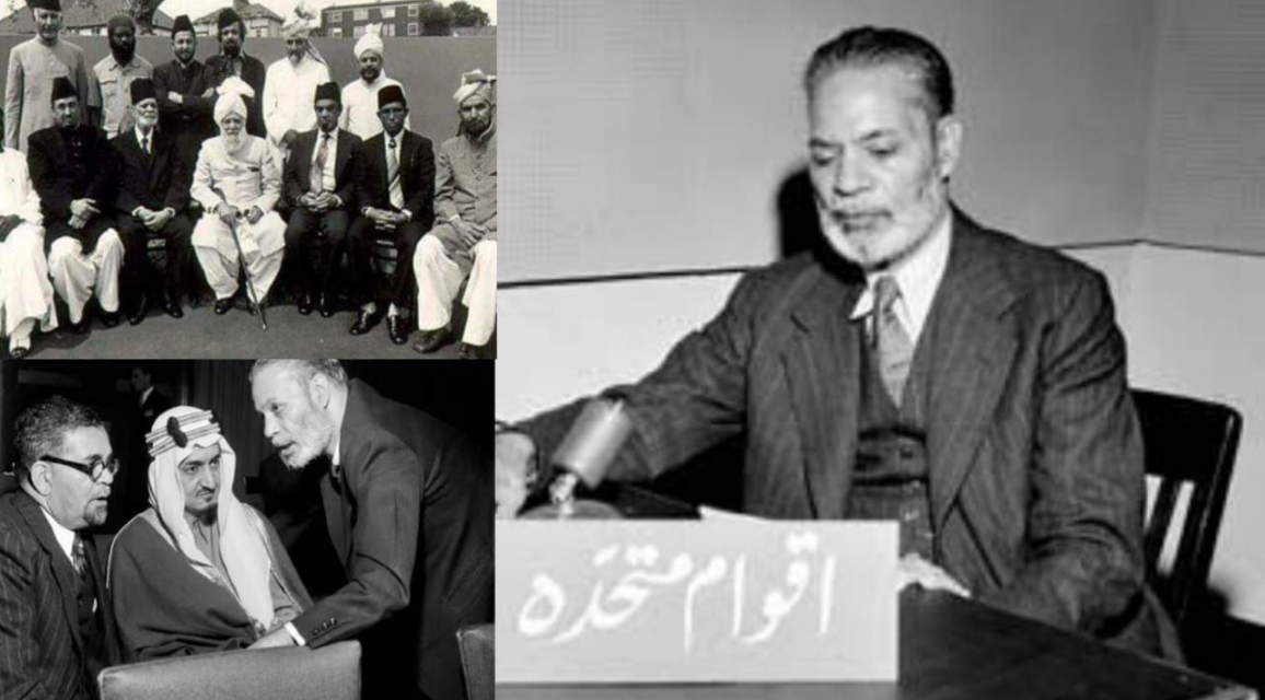 Sir Zafarullah Khan Qadiani and Palestine issue